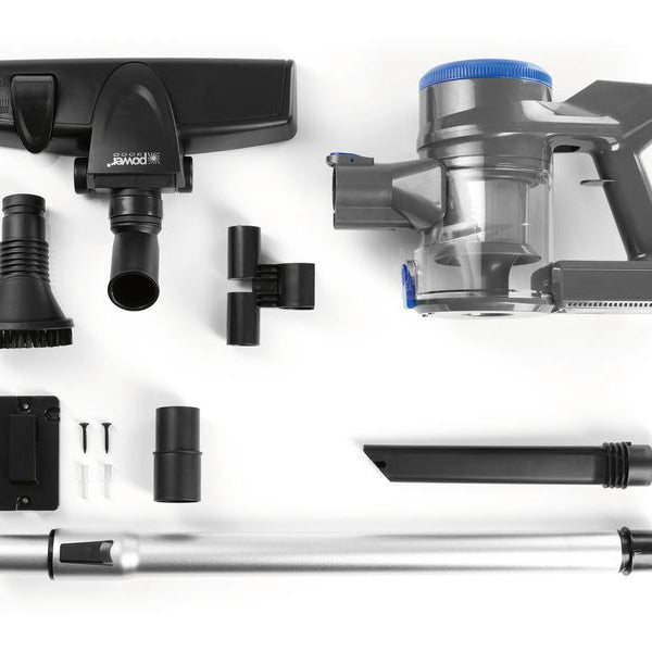 CLEANmaxx Akku-Hand- und Stielsauger Anthrazit/Blau