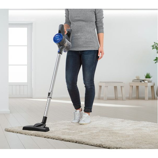 CLEANmaxx Akku-Hand- und Stielsauger Anthrazit/Blau