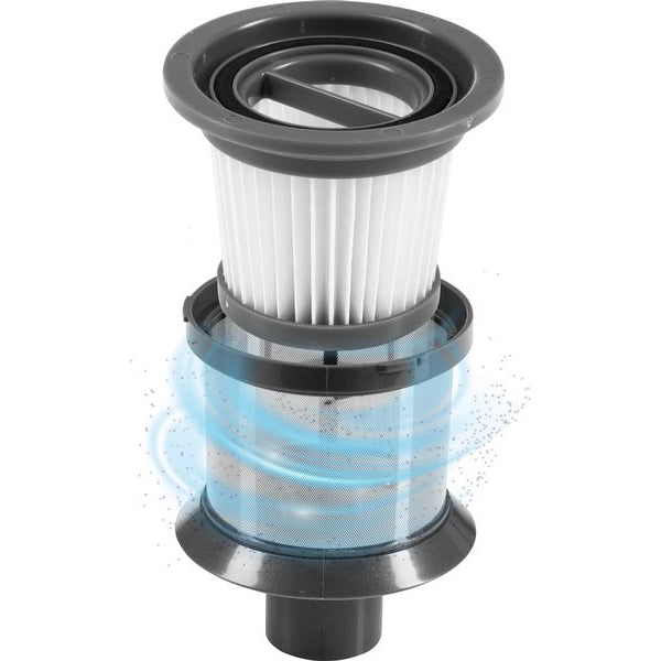 CLEANmaxx Akku-Hand- und Stielsauger Anthrazit/Blau