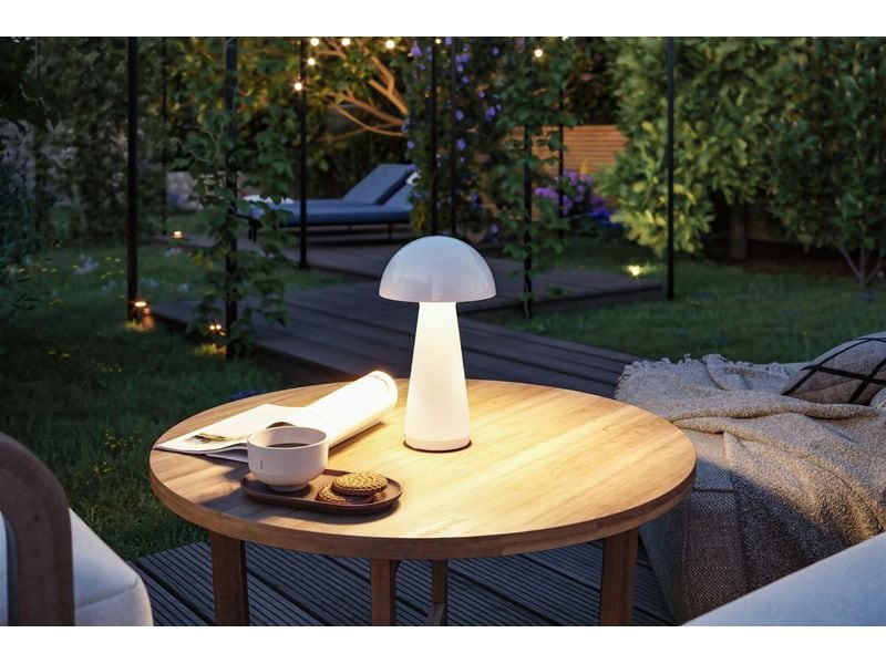 Paulmann Akkuleuchte Onzo 3-Step-Dim IP44 2700K Weiss