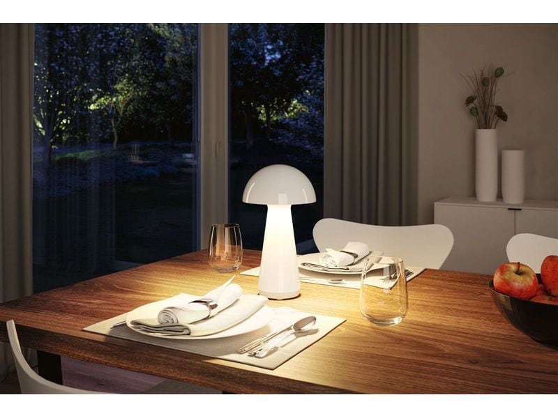 Paulmann Akkuleuchte Onzo 3-Step-Dim IP44 2700K Weiss