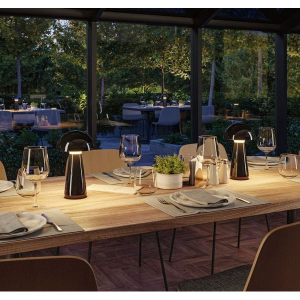 Paulmann Akkuleuchte Onzo 3-Step-Dim IP44 2700K Schwarz