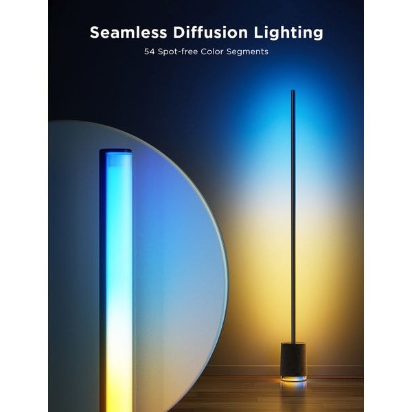 Govee Lyra RGBICWW Eck-Stehleuchte mit Lautsprecher, Schwarz