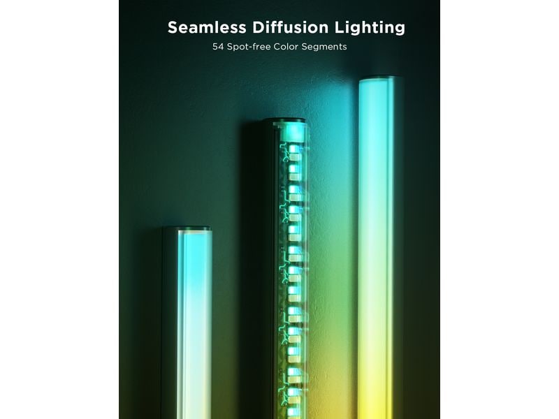 Govee Lyra RGBICWW Eck-Stehleuchte mit Lautsprecher, Grau