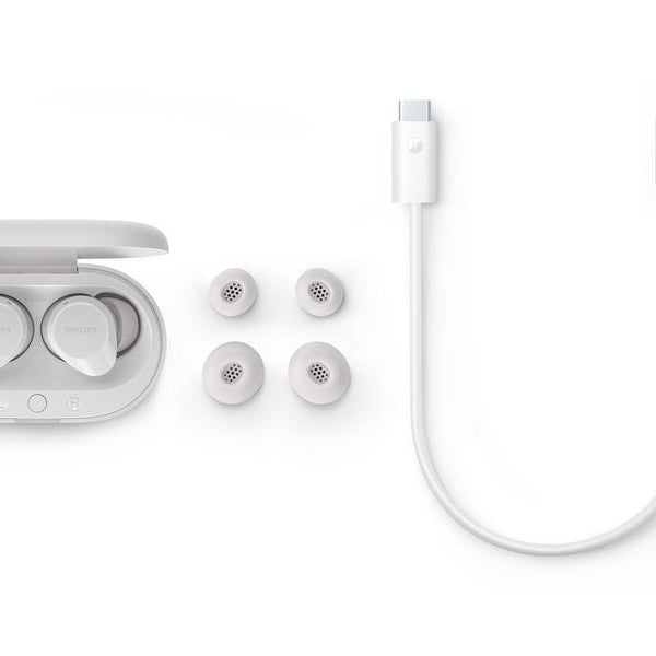 Philips True Wireless In-Ear-Kopfhörer TAT1209WT Weiss