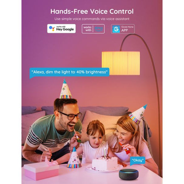 Govee Smart LED Bulb, 800 lm, E27, RGBWW