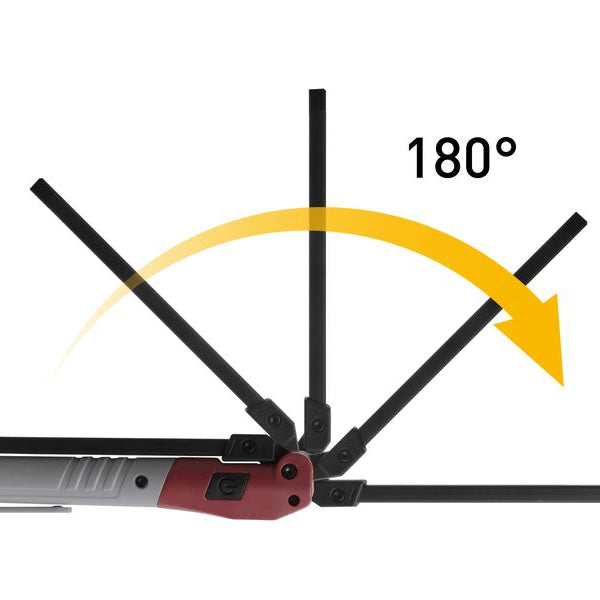 Kraftwerk 9 x LED Handlampe Slimlight 800, 3.7 V, 2600 mAh