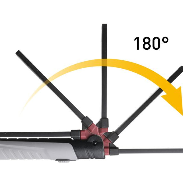Kraftwerk Akku-Lampe 2 x LED Handlampe Slimlight 700, 3.7 V, 2600 mAh