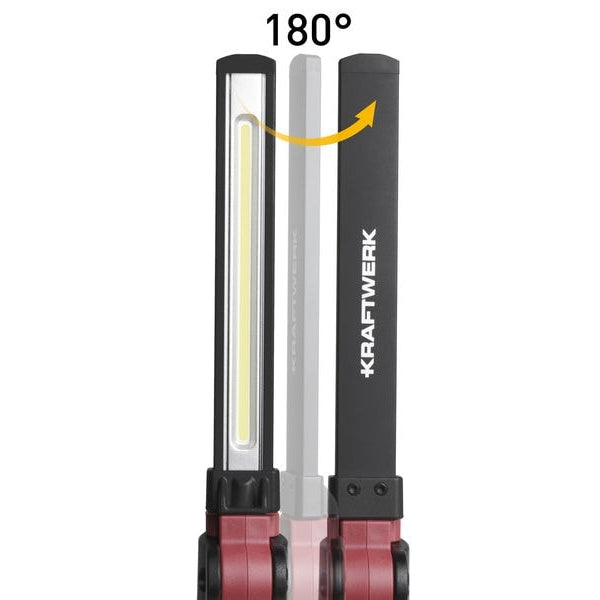 Kraftwerk Akku-Lampe 2 x LED Handlampe Slimlight 700, 3.7 V, 2600 mAh