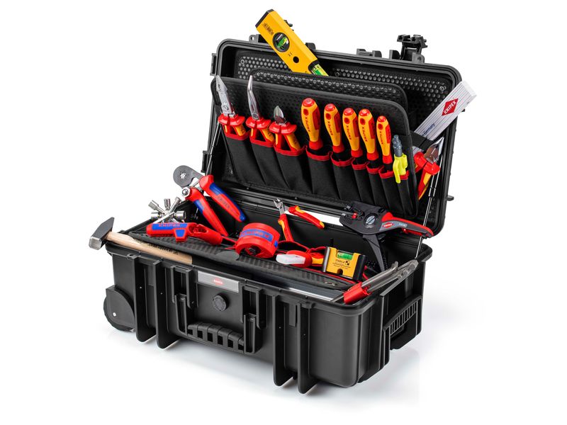 Knipex Werkzeugkoffer Robust26 Move, Elektro, 22-teilig