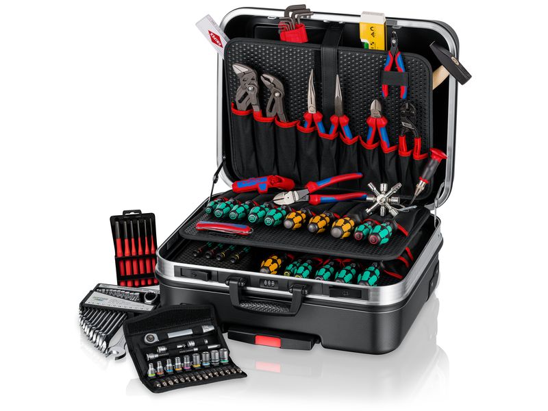 Knipex Werkzeugkoffer BIG Basic Move Mechanik, 90-teilig