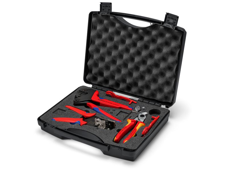 Knipex Werkzeugkoffer PV für MC4, 7-teilig
