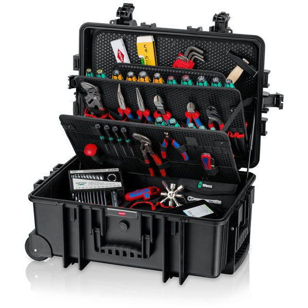 Knipex Werkzeugkoffer Robust45 Move Mechanik, 90-teilig