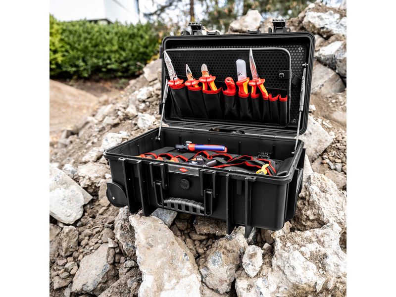 Knipex Werkzeugkoffer Robust26 Move, Elektro, 22-teilig