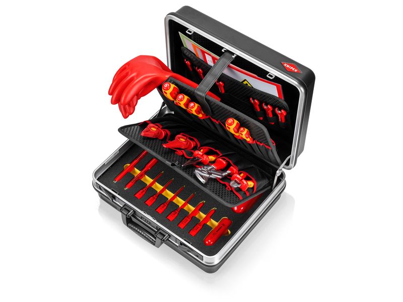 Knipex Werkzeugkoffer Basic E-Mobilität, 34-teilig