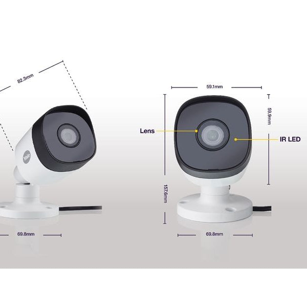 Yale Überwachungsset Outdoor Wi-Fi-Kamera-Kit, 2 Stück