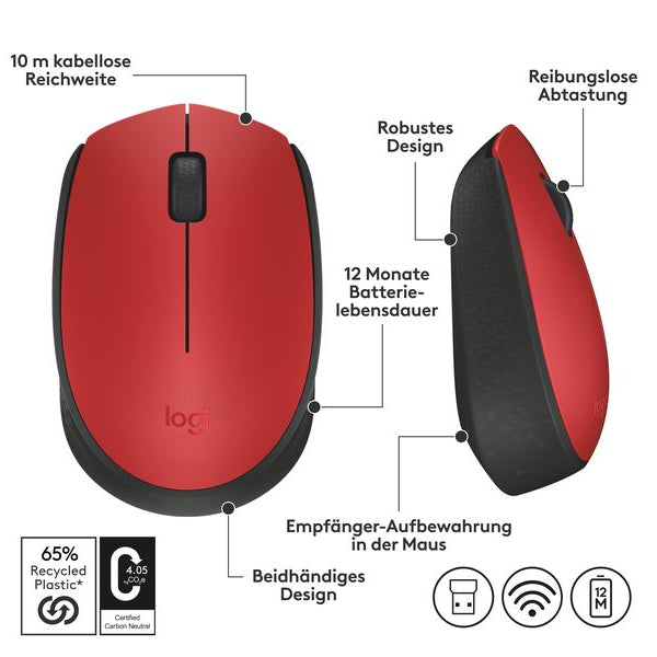 Logitech Mobile Maus M171 , kabellos