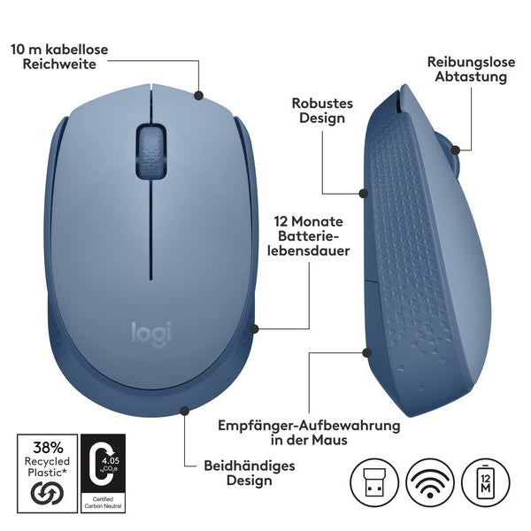 Logitech Mobile Maus M171 , kabellos