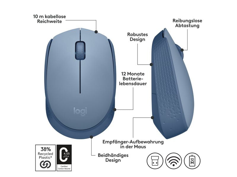 Logitech Mobile Maus M171 , kabellos