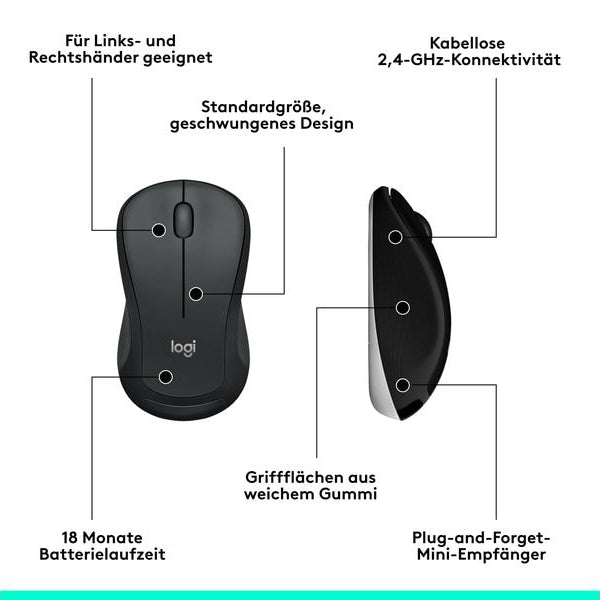 Logitech Tastatur-Maus-Set MK540 Advanced CH-Layout, für Windows