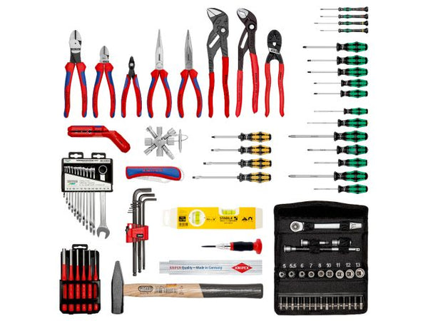 Knipex Werkzeugkoffer BIG Basic Move Mechanik, 90-teilig