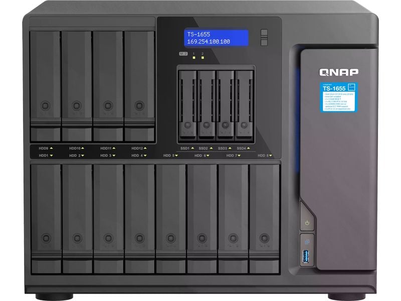 QNAP NAS TS-1655-8G 16-bay
