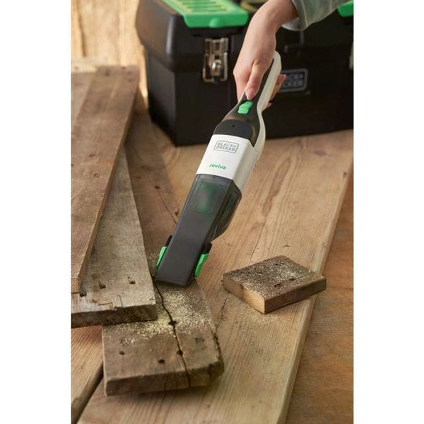 BLACK+DECKER Akku-Handsauger REVHV8C-QW Schwarz/Weiss