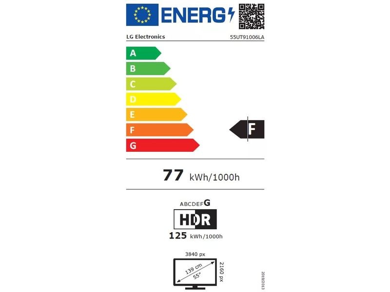 LG TV 55UT91006 55", 3840 x 2160 (Ultra HD 4K), LED-LCD