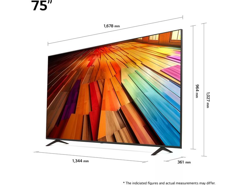 LG TV 75UT80006 75", 3840 x 2160 (Ultra HD 4K), LED-LCD