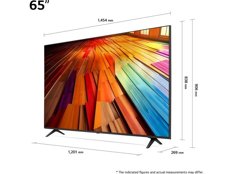 LG TV 65UT80006 65", 3840 x 2160 (Ultra HD 4K), LED-LCD