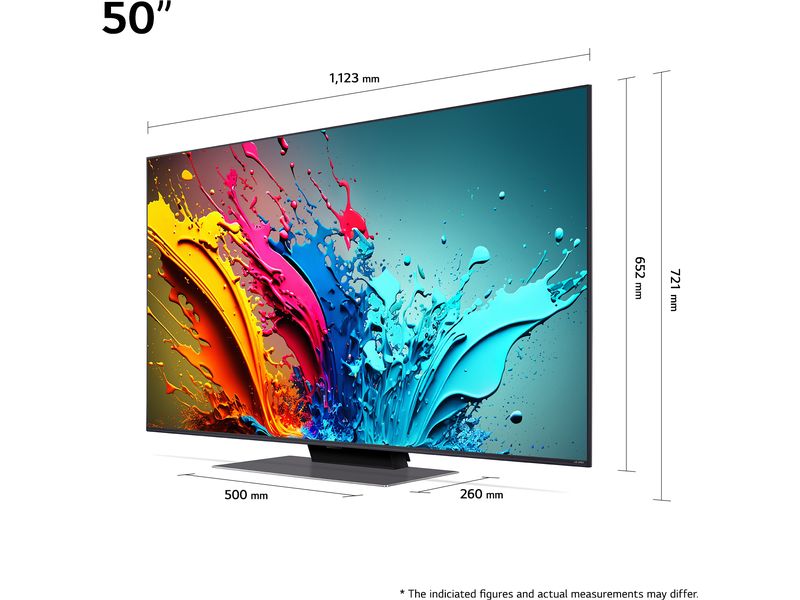 LG TV 50QNED87T6B 50", 3840 x 2160 (Ultra HD 4K), LED-LCD