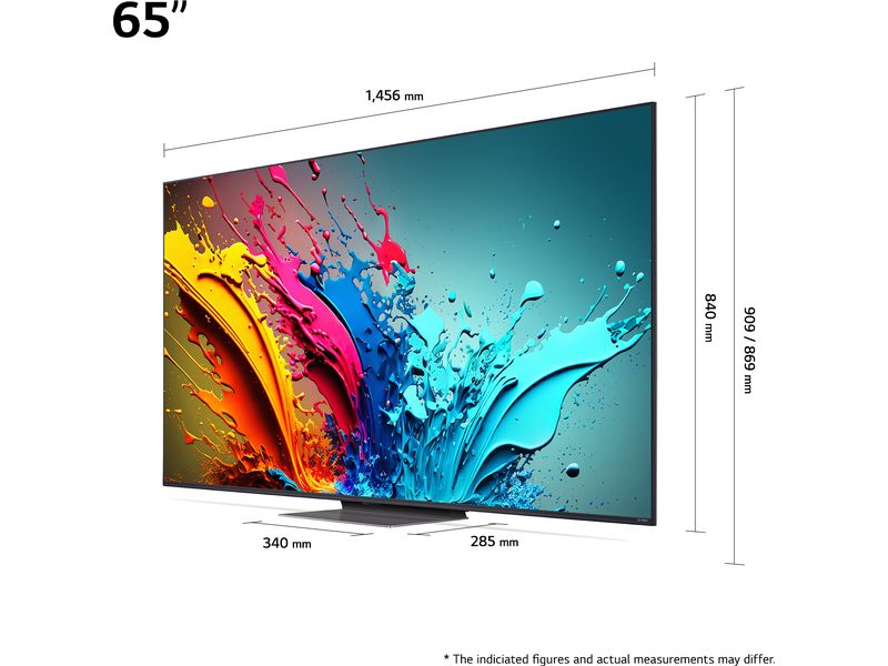 LG TV 65QNED87T6B 65", 3840 x 2160 (Ultra HD 4K), LED-LCD