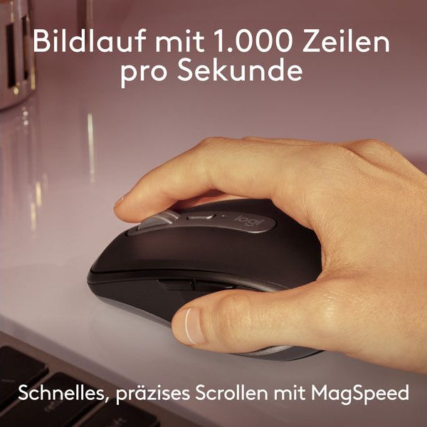 Logitech Mobile Maus MX Anywhere 3s for Mac Space grey