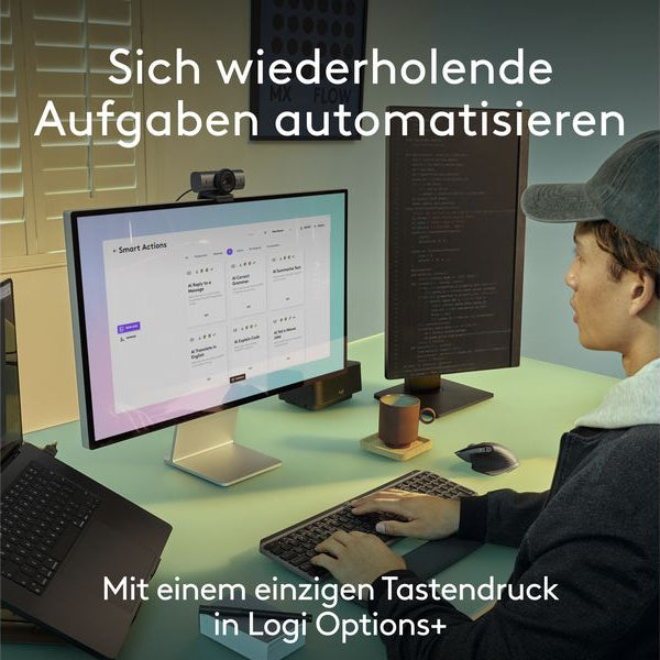 Logitech Tastatur MX Keys S for Mac Pale Grey CH-Layout