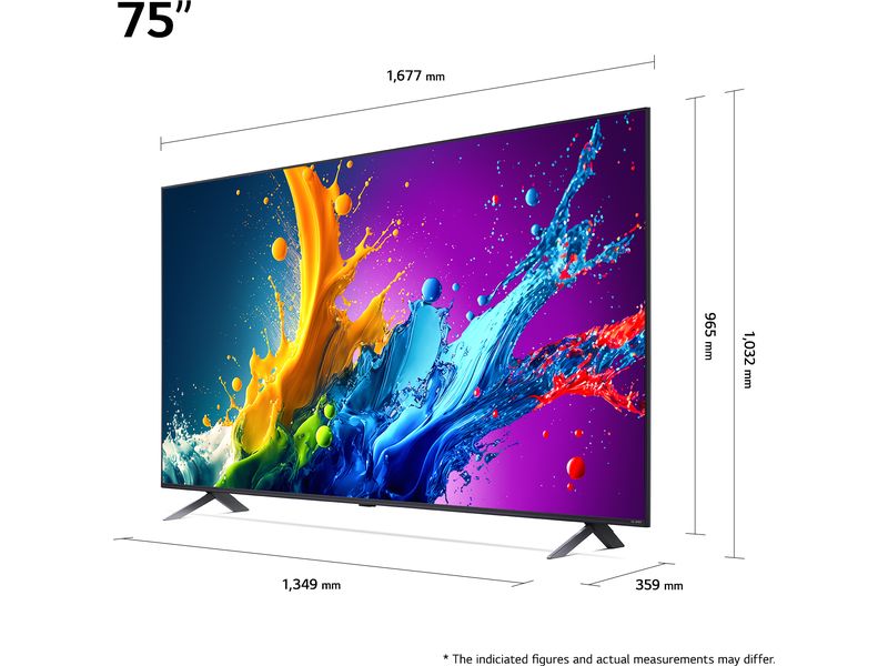 LG TV 75QNED80T6A 75", 3840 x 2160 (Ultra HD 4K), LED-LCD