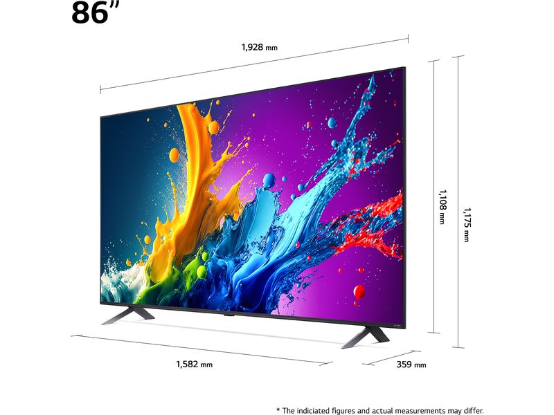 LG TV 86QNED80T6A 86", 3840 x 2160 (Ultra HD 4K), LED-LCD