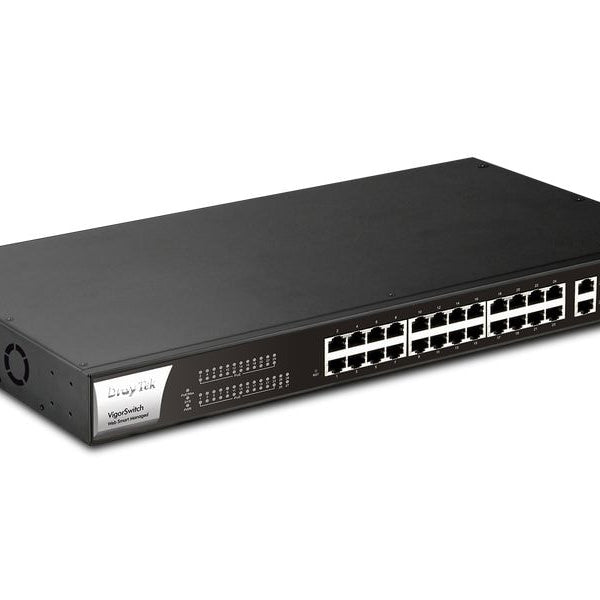 DrayTek PoE+ Switch VigorSwitch P1282 28 Port