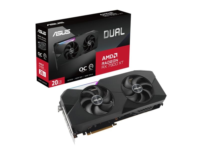 ASUS Grafikkarte DUAL Radeon RX7900 XT OC 20 GB