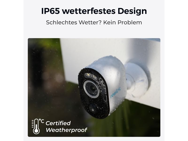 Reolink Netzwerkkamera Argus B330 inkl Solarpanel + 64GB Micro-SD