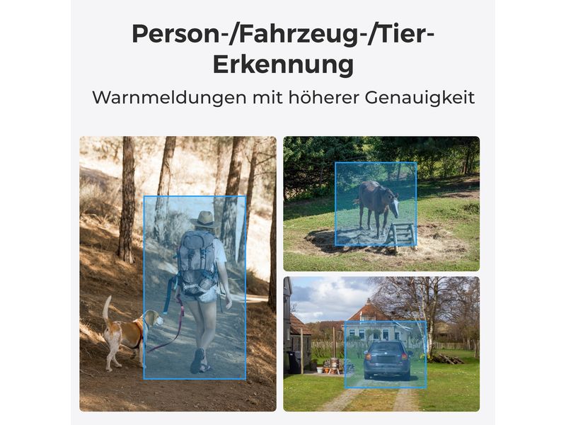 Reolink 4G/LTE-Kamera G330 2K, inklusive Solarpanel und 64GB MicroSD