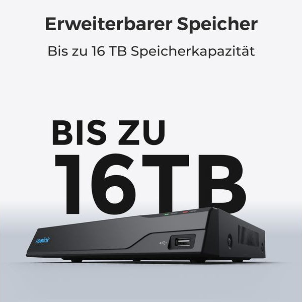 Reolink Netzwerkrekorder NVS8 2 TB, 8 Kanal