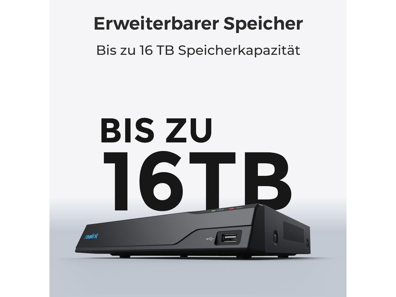 Reolink Netzwerkrekorder NVS8 2 TB, 8 Kanal