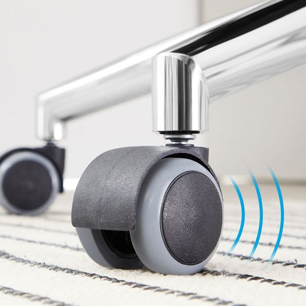 Songmics Bürostuhl mit Netzbezug, Armlehnen und Kopfstütze