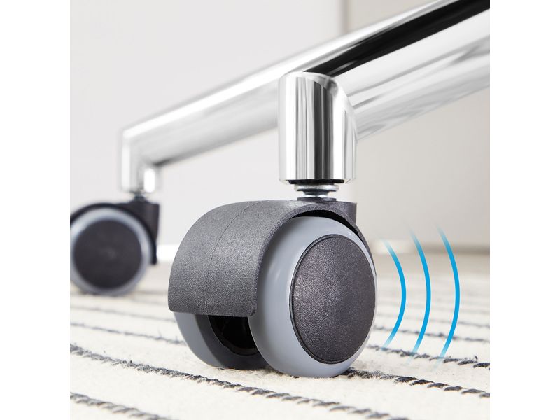 Songmics Bürostuhl mit Netzbezug, Armlehnen und Kopfstütze