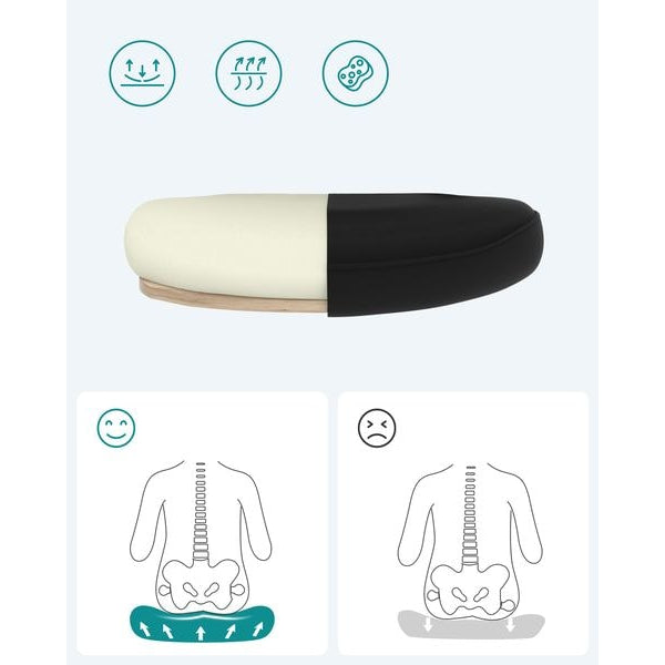 Songmics Bürostuhl mit klappbaren Armlehnen, Schwarz
