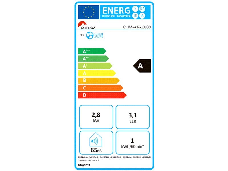 OHMEX Klimagerät OHM-AIR-10100 (90 m³)