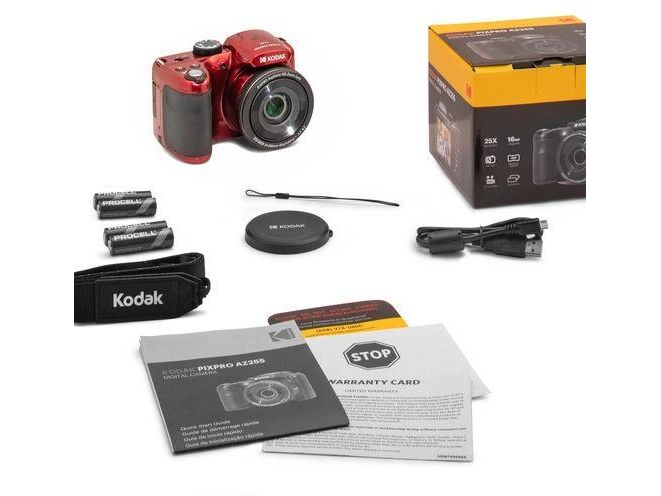 Kodak Fotokamera Pixpro Astra Zoom AZ255 – Rot