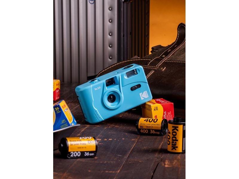 Kodak Analogkamera M35 – Blau