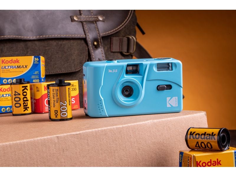 Kodak Analogkamera M35 – Blau