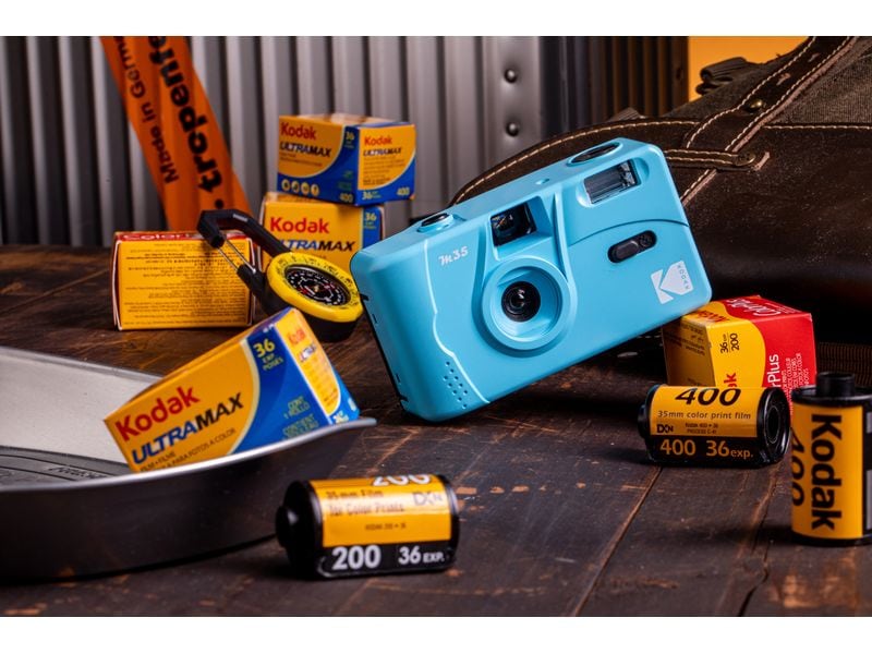 Kodak Analogkamera M35 – Blau